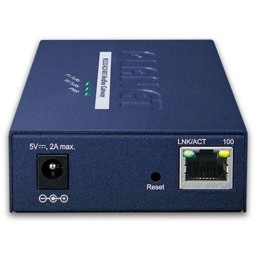 Planet MODBUS brána RS-232/422/485 na IP, 2x COM, 100Base-TX, RTU/ACSII, -10až+60°C, 5VDC