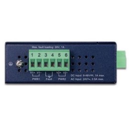 Planet MODBUS průmyslová brána RS-232/422/485 na IP, 1x COM, 100Base-TX, RTU/ACSII, -40až+75°C, 9-48VDC, IP30