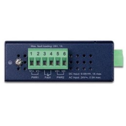 Planet MODBUS průmyslová brána RS-232/422/485 na IP, 1x COM, 100Base-FX SFP, RTU/ACSII, -40až+75°C, 9-48VDC, IP30