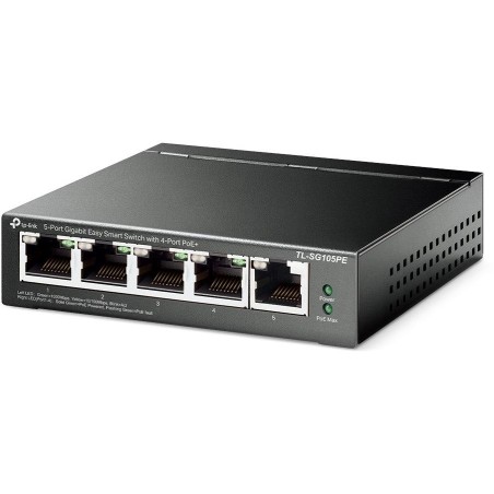 TP-Link TL-SG105PE/ 5-portový PoE switch / 4x PoE+
