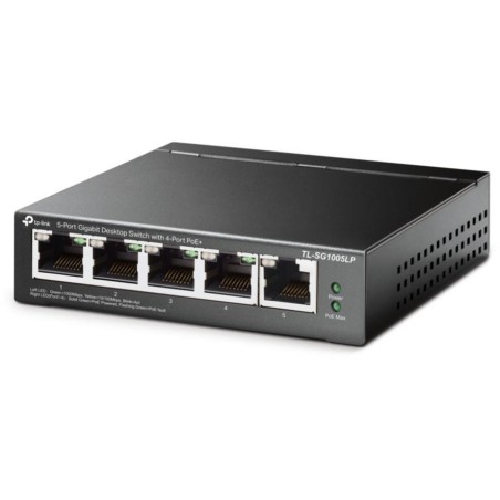 TP-Link TL-SG1005LP/ 5-portový PoE switch / 4x PoE+