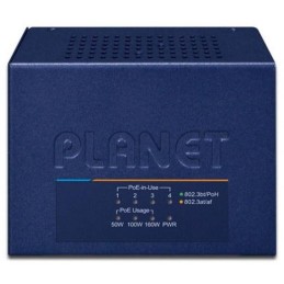 Planet UPOE-400 PoE injektor, 4x 1/2.5/5G LAN, PoE 802.3bt 90/160 W