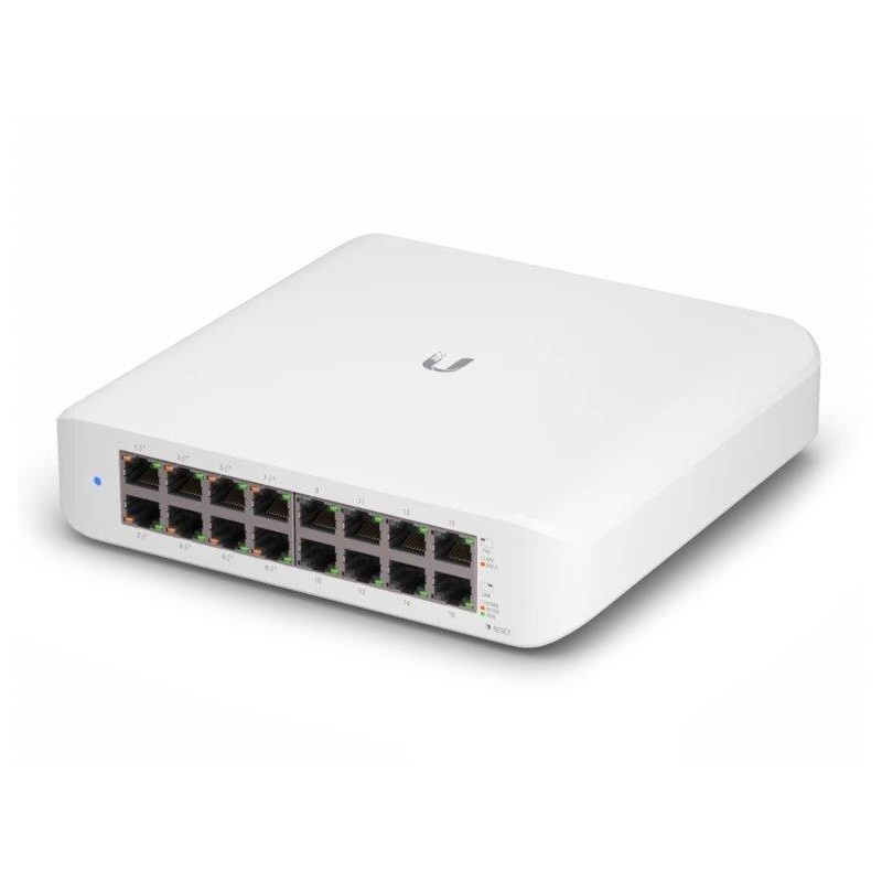 Ubiquiti UniFi Switch Lite 16 PoE - 16x GbE, 8x PoE+ (PoE budget 45W)