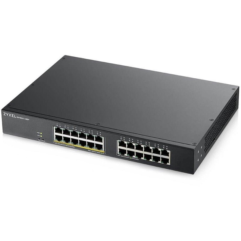 ZyXEL GS1900-24EP Smart Switch 24x Gigabit L2, 12x PoE