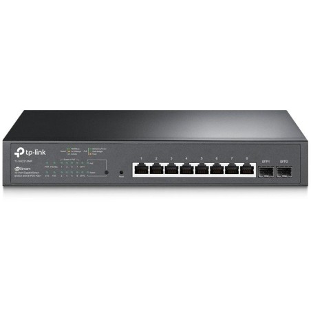 TP-Link TL-SG2210MP JetStream™ 10-Port Gigabit Smart Switch with 8-Port PoE+