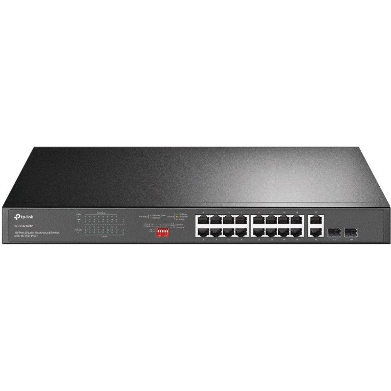 TP-Link TL-SG1218MP 18portový gigabitový switch do racku s 16 porty PoE+
