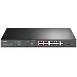 TP-Link TL-SG1218P 16-Port 10/100Mbps + 2-Port Gigabit Rackmount Switch with 16-Port PoE+