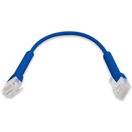 Ubiquiti UniFi Ethernet Patch Kabel - délka 0,1m, Cat6, modrý