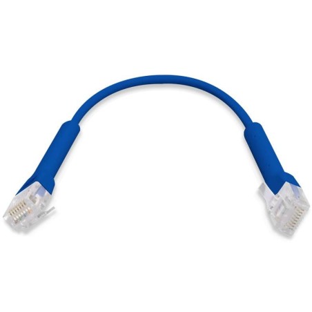 Ubiquiti UniFi Ethernet Patch Kabel - délka 0,1m, Cat6, modrý