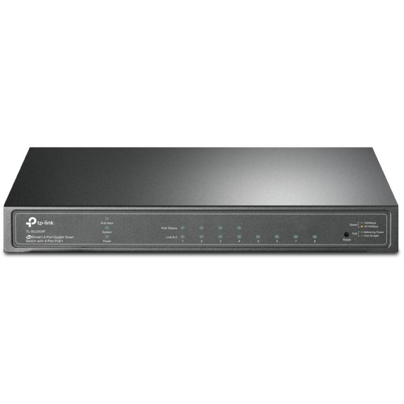 TP-Link TL-SG2008P - JetStream 8-Port Gigabit Smart Switch/ 4x PoE+