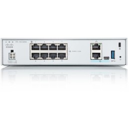 Cisco FPR1010-ASA-K9  FirePOWER 1010 ASA, 8x GE, 1x USB 3.0