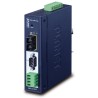 Planet MODBUS industrial gateway RS-232/422/485 to IP, 1x COM, 100Base-FX SC MM 2km, RTU/ACSII, -40 to +75°C, 9-48VDC, IP30