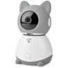 NEDIS IP kamera/ Wi-Fi/ vnútorná/ 1080p/ Micro SD/ Cloud/ snímač pohybu/ náklon/ nočné videnie/ Android/ iOS/ šedo-biela