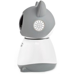 NEDIS IP kamera/ Wi-Fi/ vnitřní/ 1080p/ Micro SD/ Cloud/ snímač pohybu/ náklon/ noční vidění/ Android/ iOS/ šedo-bílá