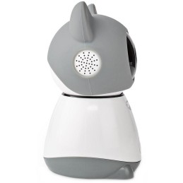 NEDIS IP kamera/ Wi-Fi/ vnitřní/ 1080p/ Micro SD/ Cloud/ snímač pohybu/ náklon/ noční vidění/ Android/ iOS/ šedo-bílá