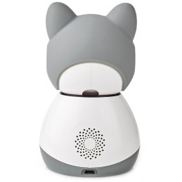 NEDIS IP kamera/ Wi-Fi/ vnitřní/ 1080p/ Micro SD/ Cloud/ snímač pohybu/ náklon/ noční vidění/ Android/ iOS/ šedo-bílá