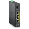 Zyxel RGS100-5P, 5-Port-unmanaged PoE-Switch, 120 Watt PoE, DIN-Schiene, IP30, 12-58 V DC