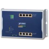 Planet WGS-4215-8HP2S flacher L4-Switch, 8x1Gb, 2x1Gb SFP, 4+4 PoE 802.3at/bt 360W, 48-56VDC, -40~75°C, IP30, lüfterlos