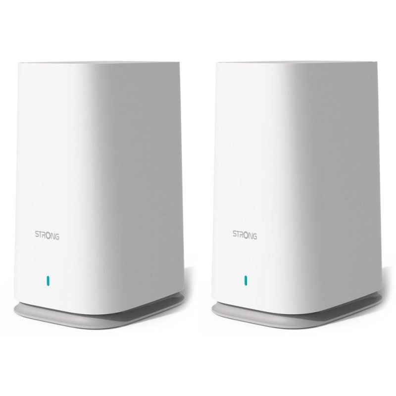 STRONG sada 2 ATRIA Wi-Fi Mesh Home Kit 2100/ Wi-Fi 802.11a/b/g/n/ac/ 2100 Mbit/s/ 2,4GHz a 5GHz/ 2x LAN/ bílý