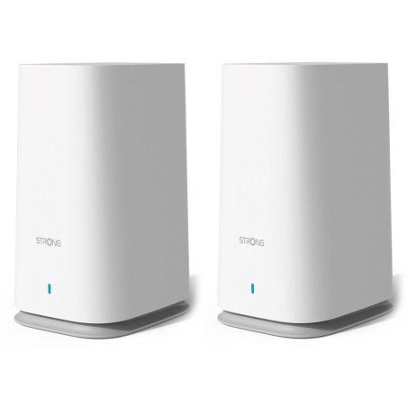 STRONG sada 2 ATRIA Wi-Fi Mesh Home Kit 2100/ Wi-Fi 802.11a/b/g/n/ac/ 2100 Mbit/s/ 2,4GHz a 5GHz/ 2x LAN/ bílý