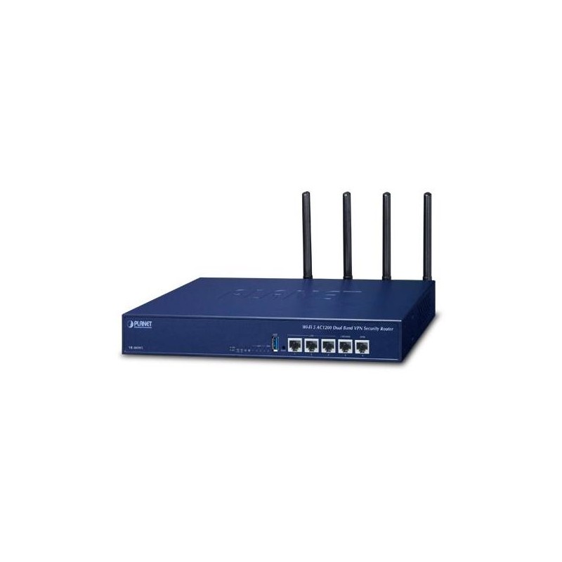 Planet VR-300W5 Enterprise router/firewall VPN/VLAN/QoS/HA/AP kontroler, 2xWAN(SD-WAN), 3xLAN, WiFi 802.11ac