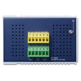 Planet IGS-5225-8P2T4S průmyslový L3 switch, 8x1Gb, 2x1Gb SFP, 2x2.5Gb SFP, 8x PoE 802.3at 240W, dual 48-54VDC, -40~75°C