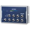 Przełącznik Planet WGS-5225-8MT L3, płaski, 8x1Gb M12, 9-48VDC, -40~75°C, IP40, bezwentylatorowy