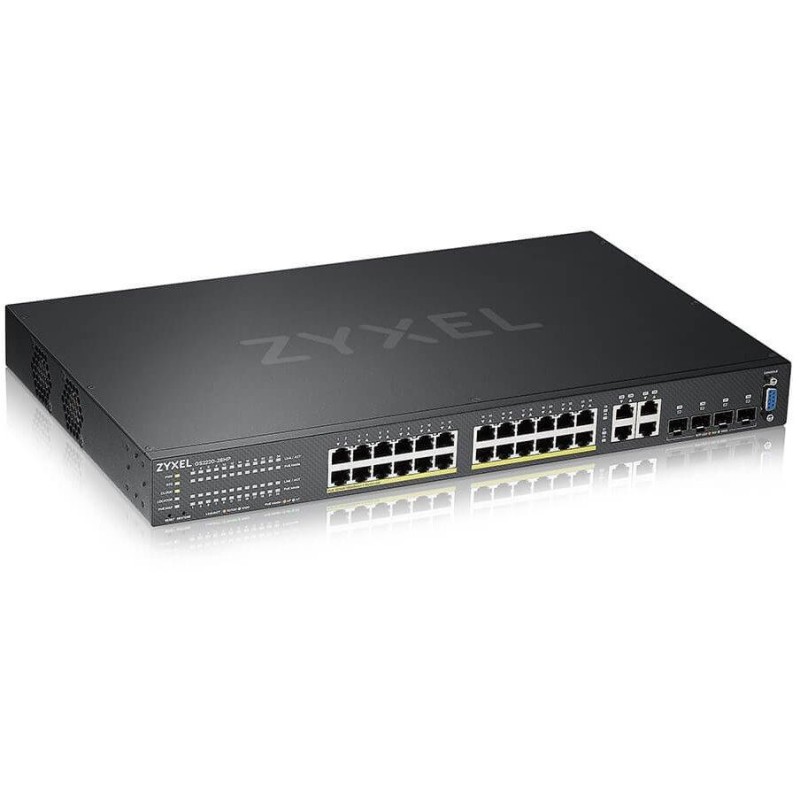 ZyXEL GS2220-28HP 24-port GbE L2 PoE switch, GbE Uplink, NCC Pro pack licence na 1 rok