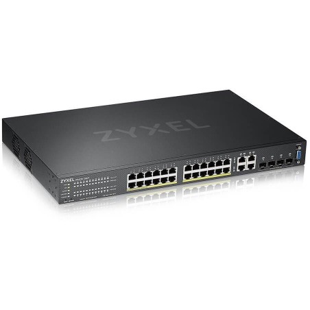 ZyXEL GS2220-28HP 24-port GbE L2 PoE switch, GbE Uplink, NCC Pro pack licence na 1 rok