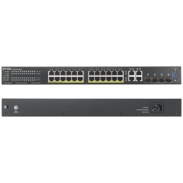 ZyXEL GS2220-28HP 24-port GbE L2 PoE switch, GbE Uplink, NCC Pro pack licence na 1 rok