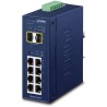 Planet IGS-4215-8T2S industrieller L2-Switch, 8x1Gb, 2x1Gb SFP, dual 9-48VDC, -40~75°C, IP30