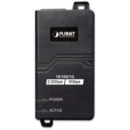 Planet POE-165 PoE injektor IEEE802.3at, 30W, 1G/2,5G/5G, na zeď