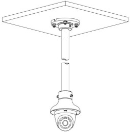 Dahua PFA109 Adaptér pro uchycení dome kamer, hliník, bílá barva