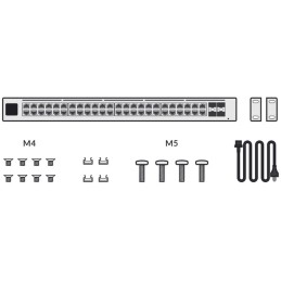 Ubiquiti UniFi Switch Enterprise 48 PoE - 48x 2.5GbE, 4x SFP+, 48x PoE+ (PoE budget 720W)