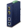 Planet IGT-2205AT, konvertor 2x1Gb, 2xSFP 100/1G/2.5G, -40až+75C, ESD, Backup Link, IP30, 24VAC/12-48VDC