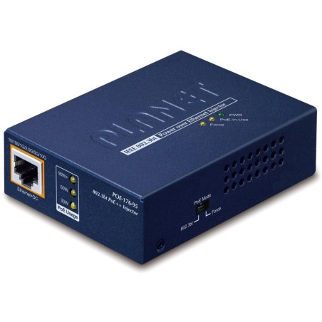 Planet POE-176-95 Ultra PoE++ injektor 802.3af/at/bt, do 95W, 1G/2.5G/5G/10Gbps, 52-56VDC