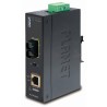 Planet IGTP-802T konvertor RJ45/SC, 1Gbps, PoE injektor 802.3at, -40 až 75 st.C, IP30, ESD 12-48 V DC