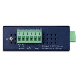 Planet IGTP-802T konvertor RJ45/SC, 1Gbps, PoE injektor 802.3at, -40 až 75 st.C, IP30, ESD 12-48 V DC
