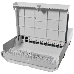 MikroTik netFiber 9, 4x SFP+, 5x SFP, 1x GbE PoE in, L5