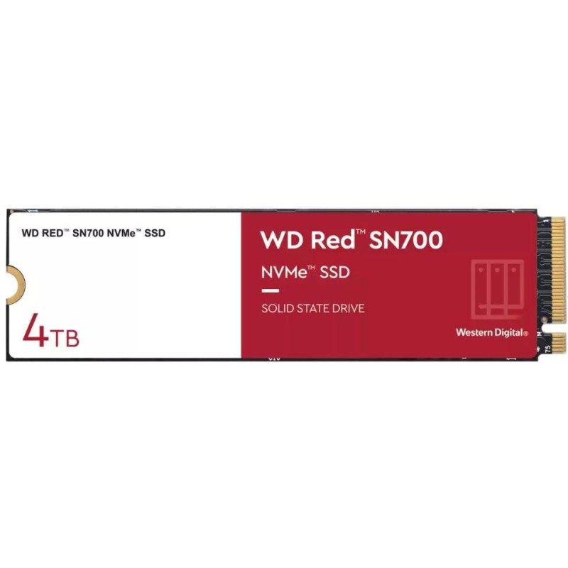 WD SSD RED SN700 4TB / WDS400T1R0C / NVMe M.2 PCIe Gen3 / Interní / M.2 2280