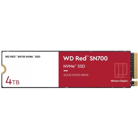 WD SSD RED SN700 4TB / WDS400T1R0C / NVMe M.2 PCIe Gen3 / Interní / M.2 2280