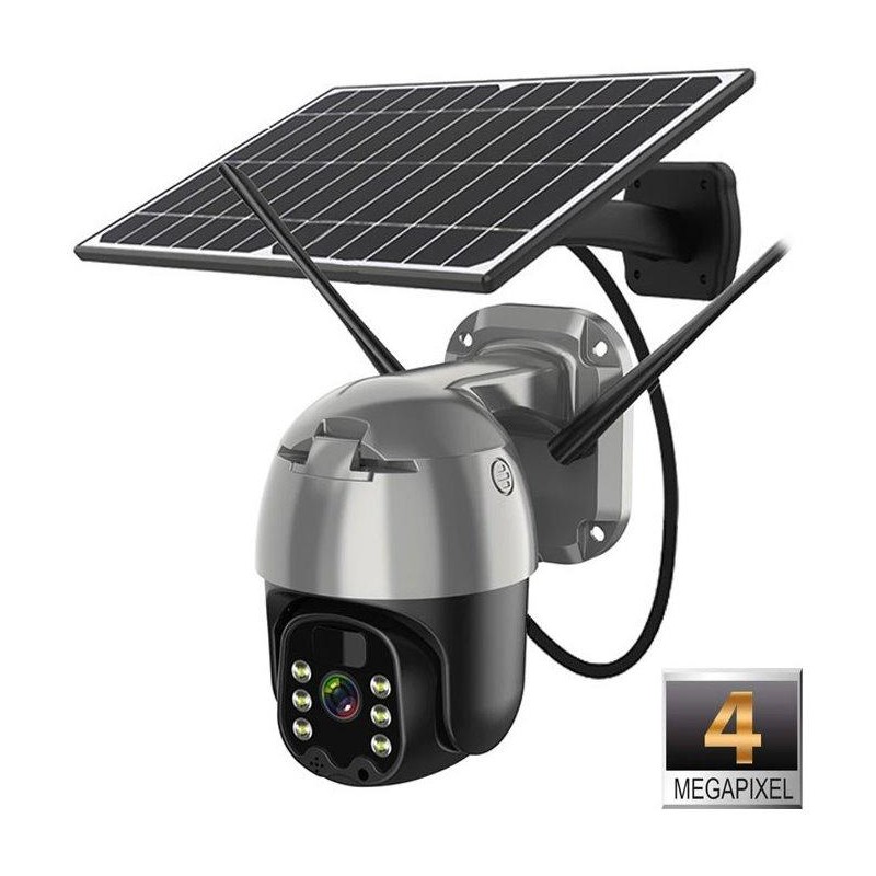 TRX Bezpečnostní IP kamera Innotronik IUB-PT22, bezdrátová, 4.0Mpix, Wi-Fi, solární panel + Li-Ion baterie