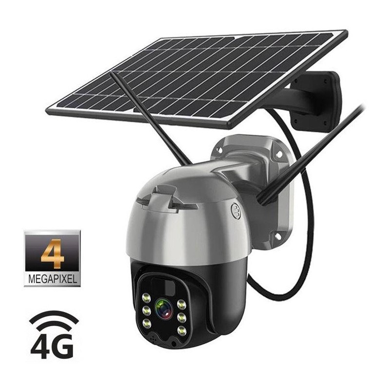 TRX Bezpečnostní IP kamera Innotronik IUB-PT22-4G, bezdrátová, 4.0Mpix, 4G LTE, solární panel + Li-Ion baterie