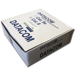 DATACOM UTP drát CAT6  PVC,Eca 50m šedý