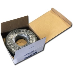 DATACOM UTP drát CAT6  PVC,Eca 100m šedý