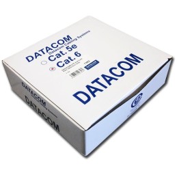 DATACOM UTP drát CAT6  PVC,Eca 100m šedý