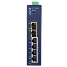 Planet IGS-4215-4T2S průmyslový L2 switch, 4x1Gb, 2x 1Gb SFP, dual 9-48VDC, -40~75°C, IP30