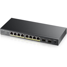 ZyXEL GS1100-10HP v2, unmanaged PoE 8x Gigabit, 2x Fiber Uplink, 130 Watt PoE