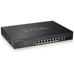 ZyXEL XS1930-12HP, 8-port Multi-Gigabit Smart Managed PoE Switch 375Watt 802.3BT, 2 x 10GbE + 2 x SFP+ Uplink