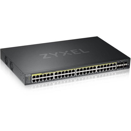 ZyXEL GS2220-50HP, EU region, 48-port GbE L2 PoE Switch with GbE Uplink (1 year NCC Pro pack license bundled)